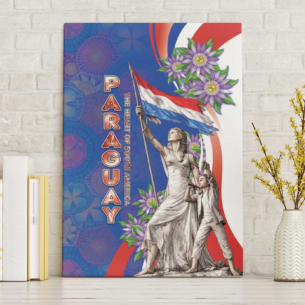Paraguay Independence Day Canvas Wall Art The Heart Of South America