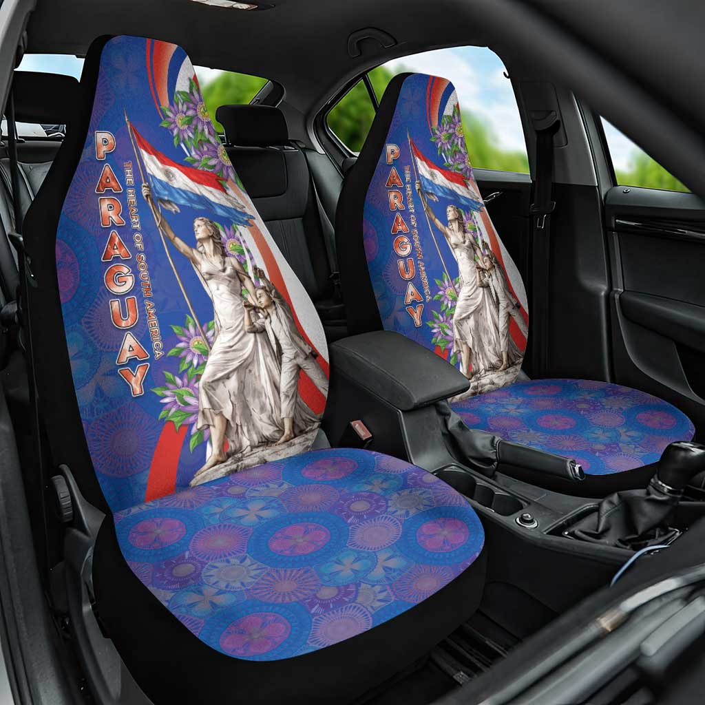 Paraguay Independence Day Car Seat Cover The Heart Of South America