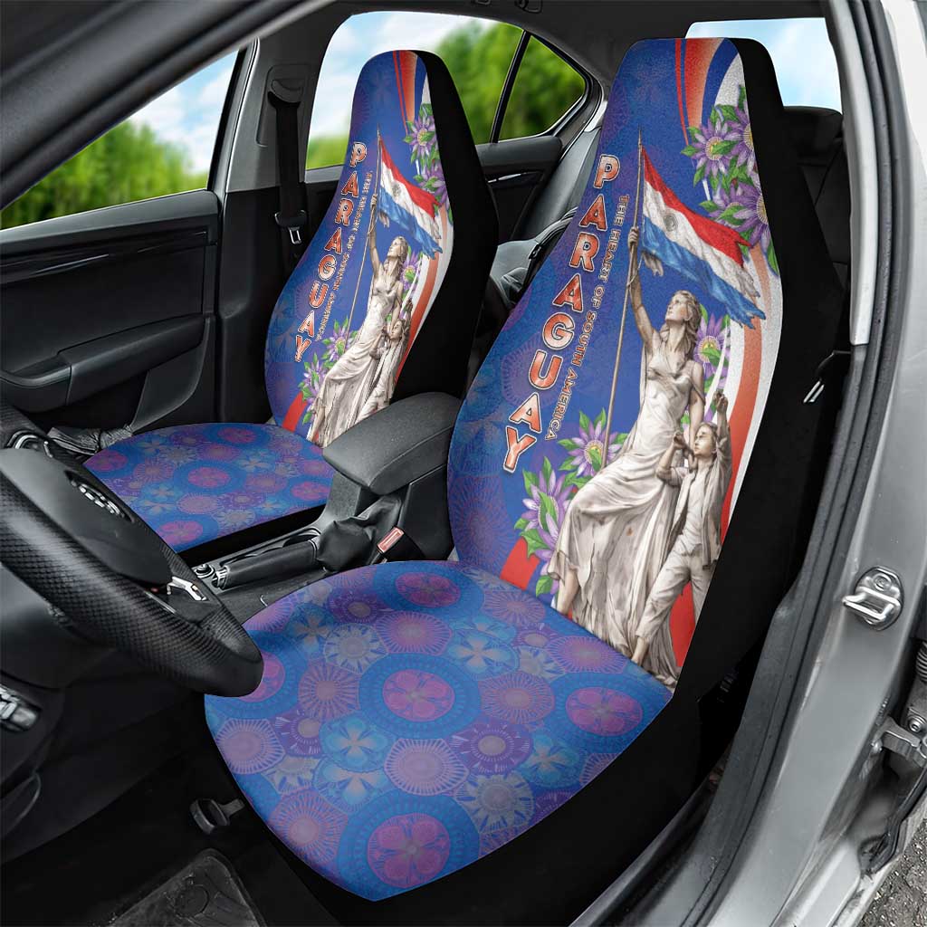 Paraguay Independence Day Car Seat Cover The Heart Of South America