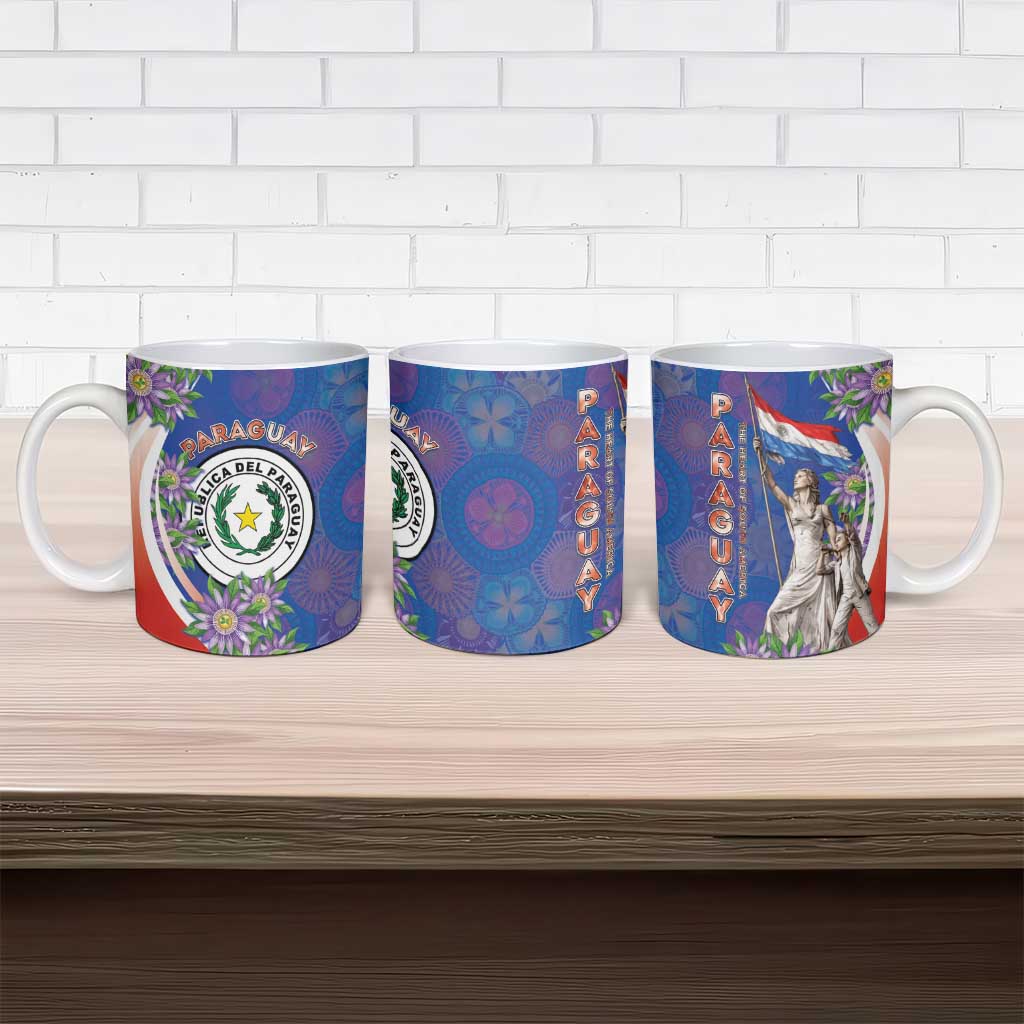 Paraguay Independence Day Ceramic Mug The Heart Of South America