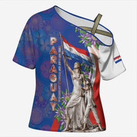 Paraguay Independence Day Cross Shoulder Shirt The Heart Of South America