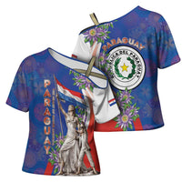 Paraguay Independence Day Cross Shoulder Shirt The Heart Of South America