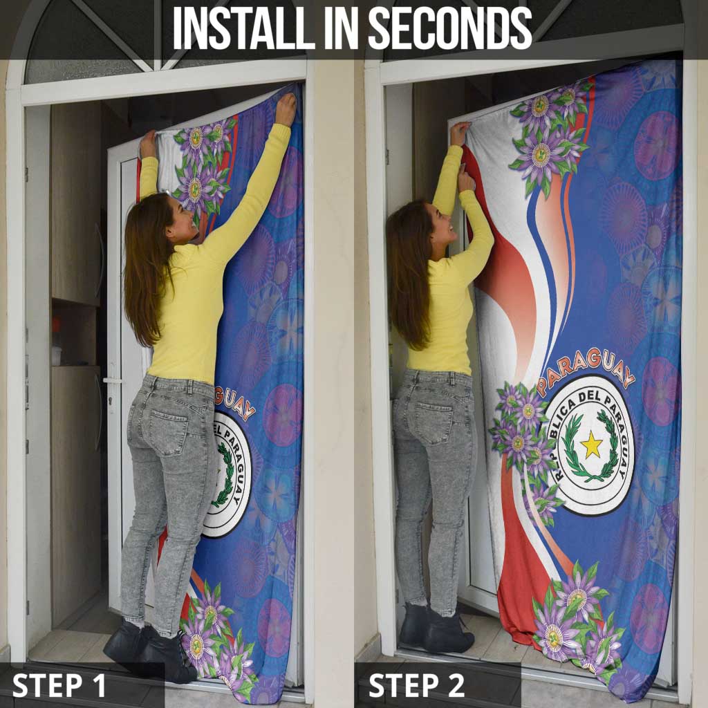 Paraguay Independence Day Door Cover The Heart Of South America