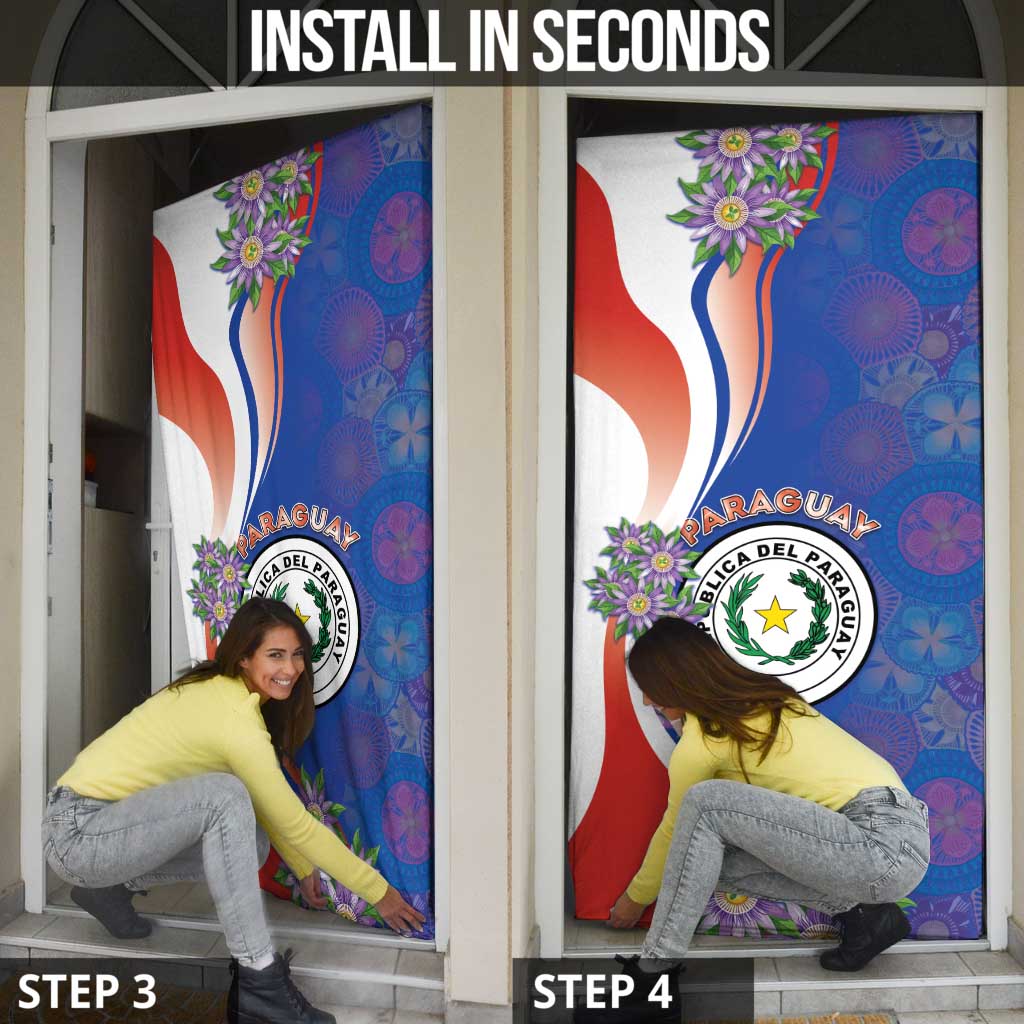 Paraguay Independence Day Door Cover The Heart Of South America
