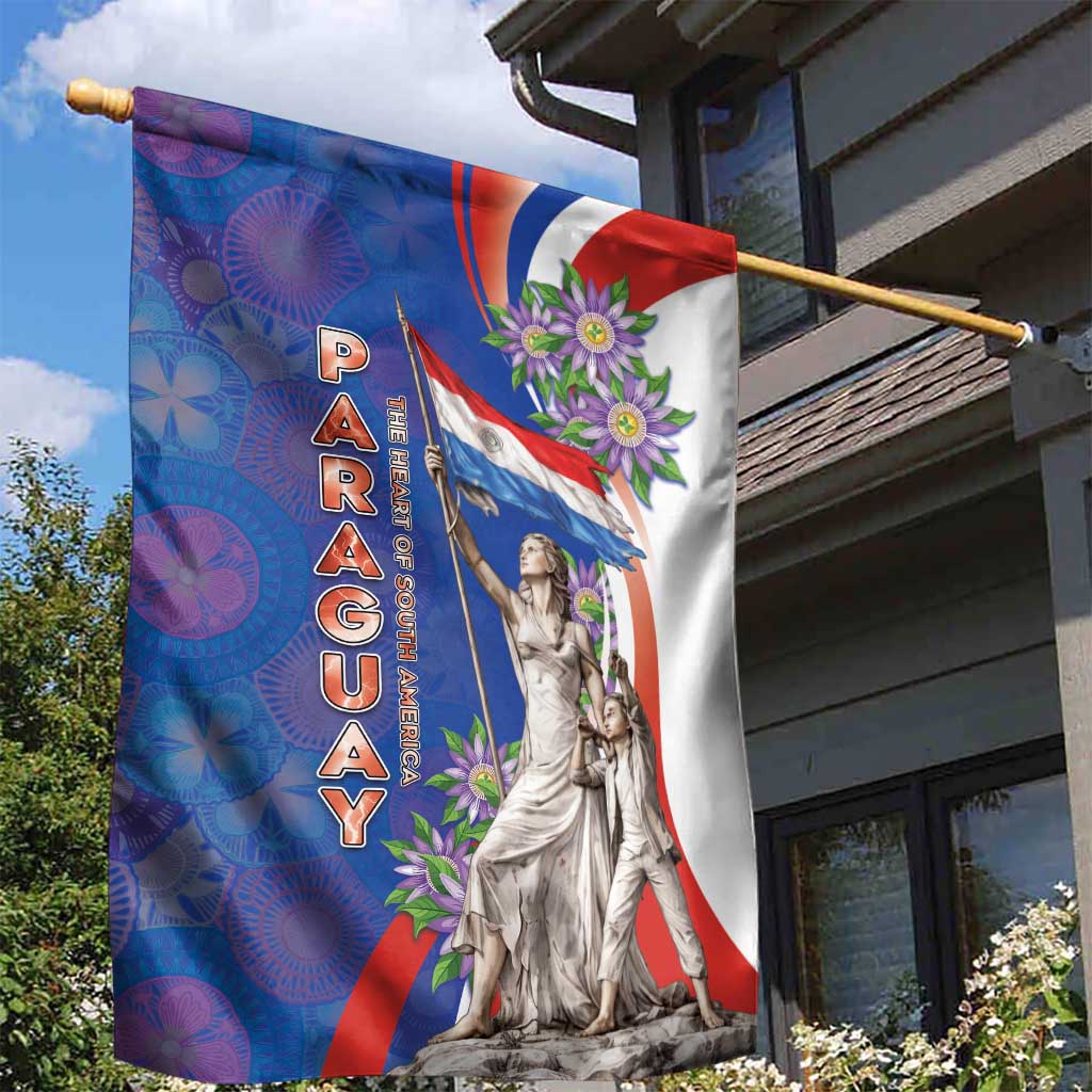 Paraguay Independence Day Garden Flag The Heart Of South America