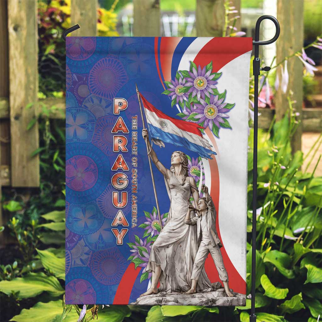 Paraguay Independence Day Garden Flag The Heart Of South America