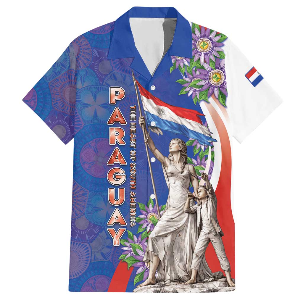 Paraguay Independence Day Hawaiian Shirt The Heart Of South America