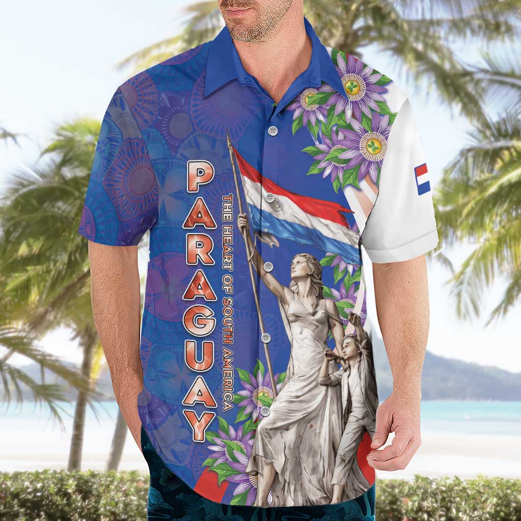 Paraguay Independence Day Hawaiian Shirt The Heart Of South America