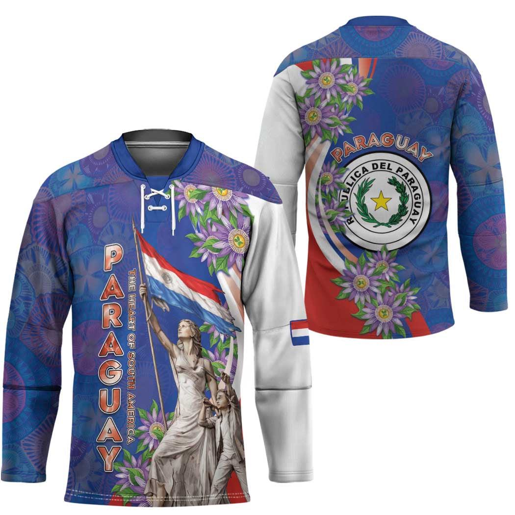 Paraguay Independence Day Hockey Jersey The Heart Of South America
