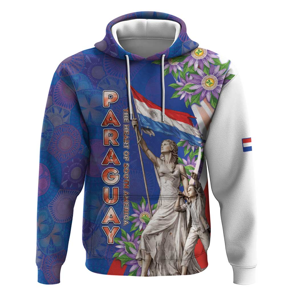 Paraguay Independence Day Hoodie The Heart Of South America