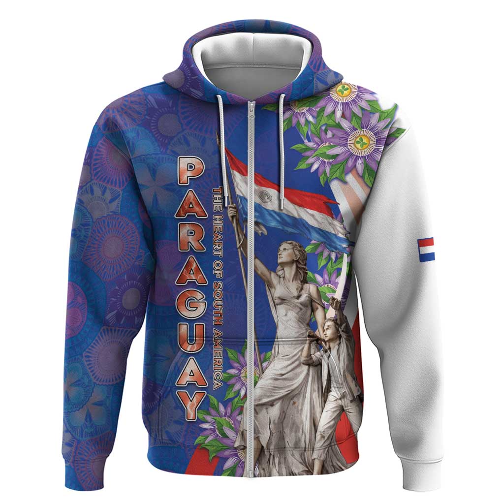 Paraguay Independence Day Hoodie The Heart Of South America