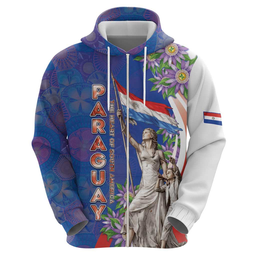Paraguay Independence Day Hoodie The Heart Of South America