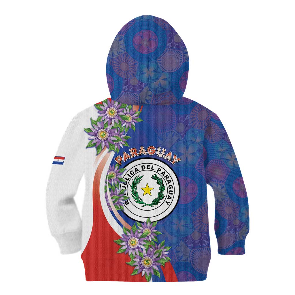Paraguay Independence Day Kid Hoodie The Heart Of South America