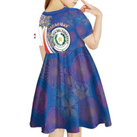 Paraguay Independence Day Kid Short Sleeve Dress The Heart Of South America