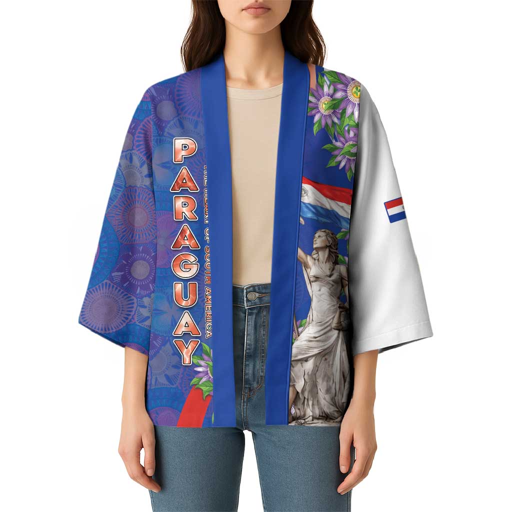 Paraguay Independence Day Kimono The Heart Of South America