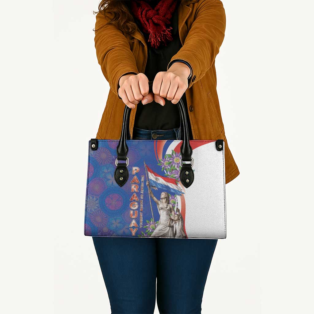 Paraguay Independence Day Leather Bag The Heart Of South America