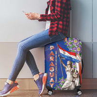 Paraguay Independence Day Luggage Cover The Heart Of South America