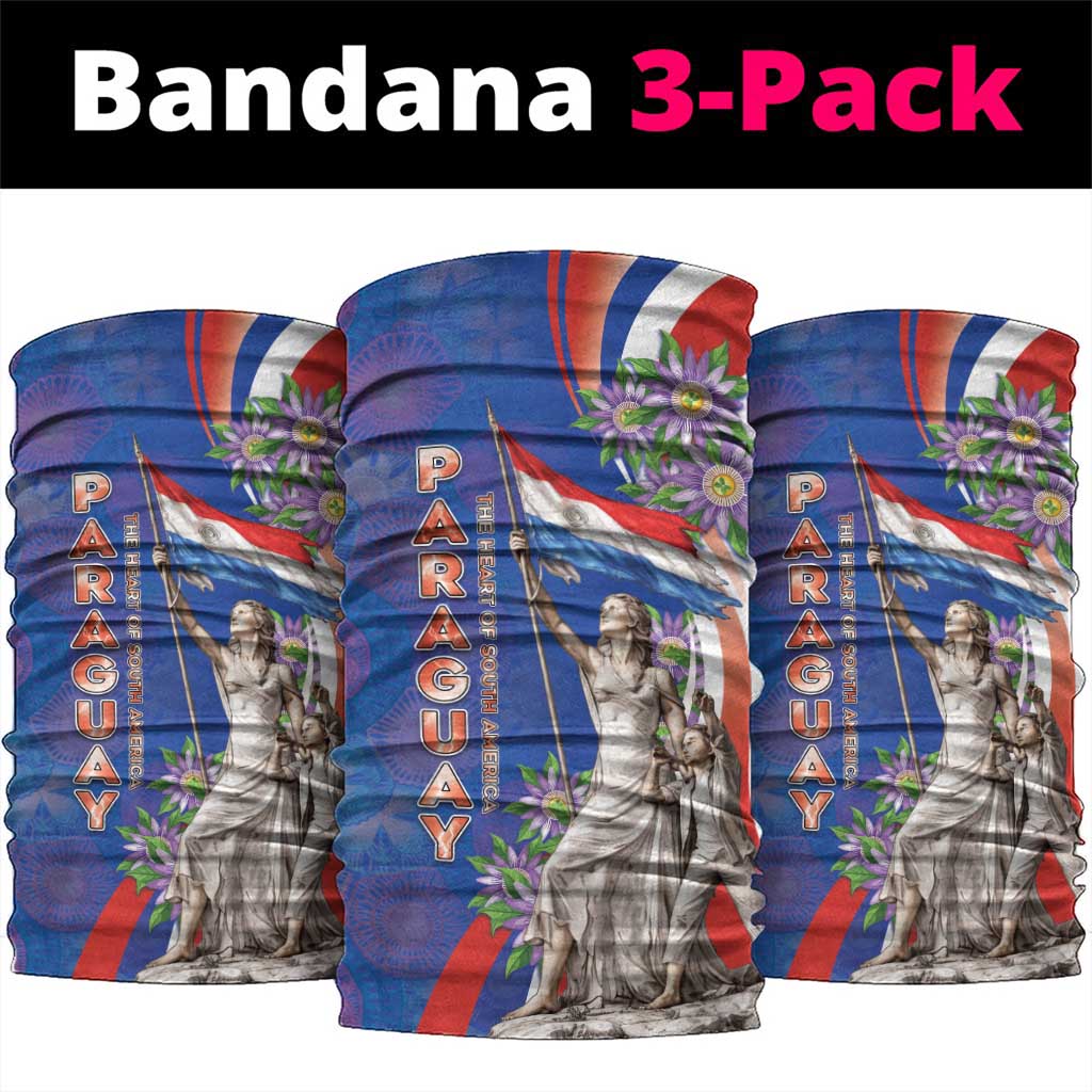 Paraguay Independence Day Neck Gaiter The Heart Of South America