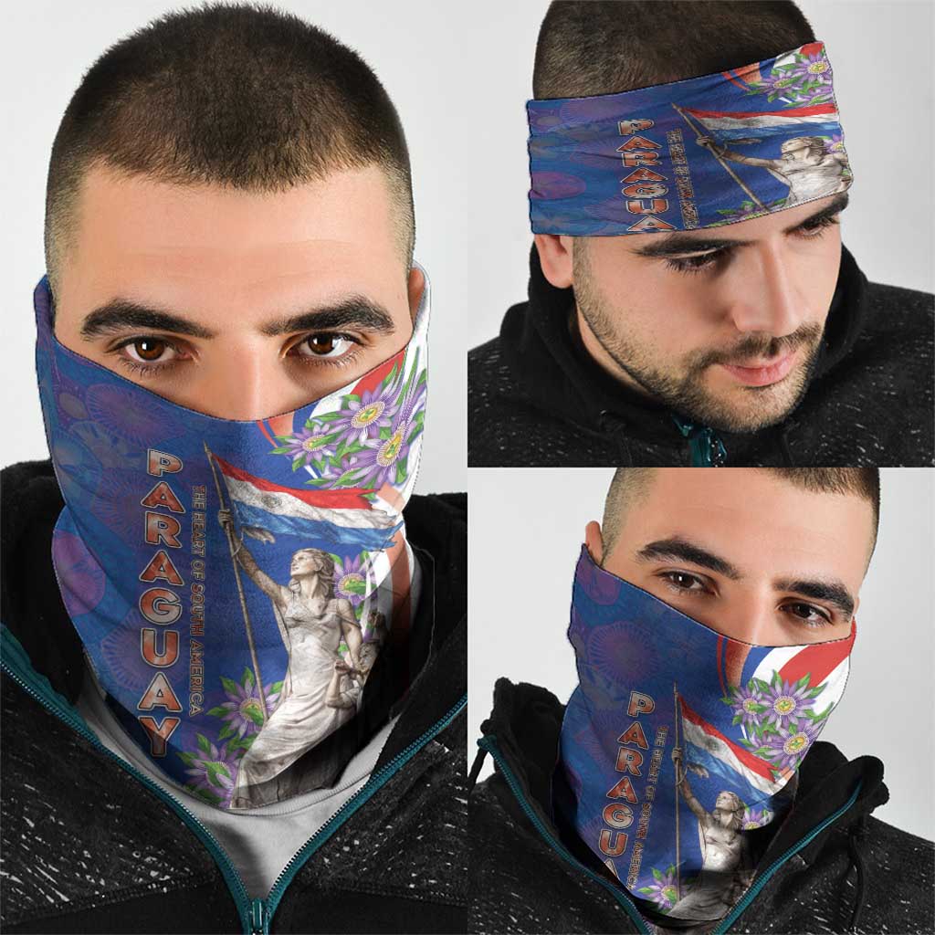 Paraguay Independence Day Neck Gaiter The Heart Of South America