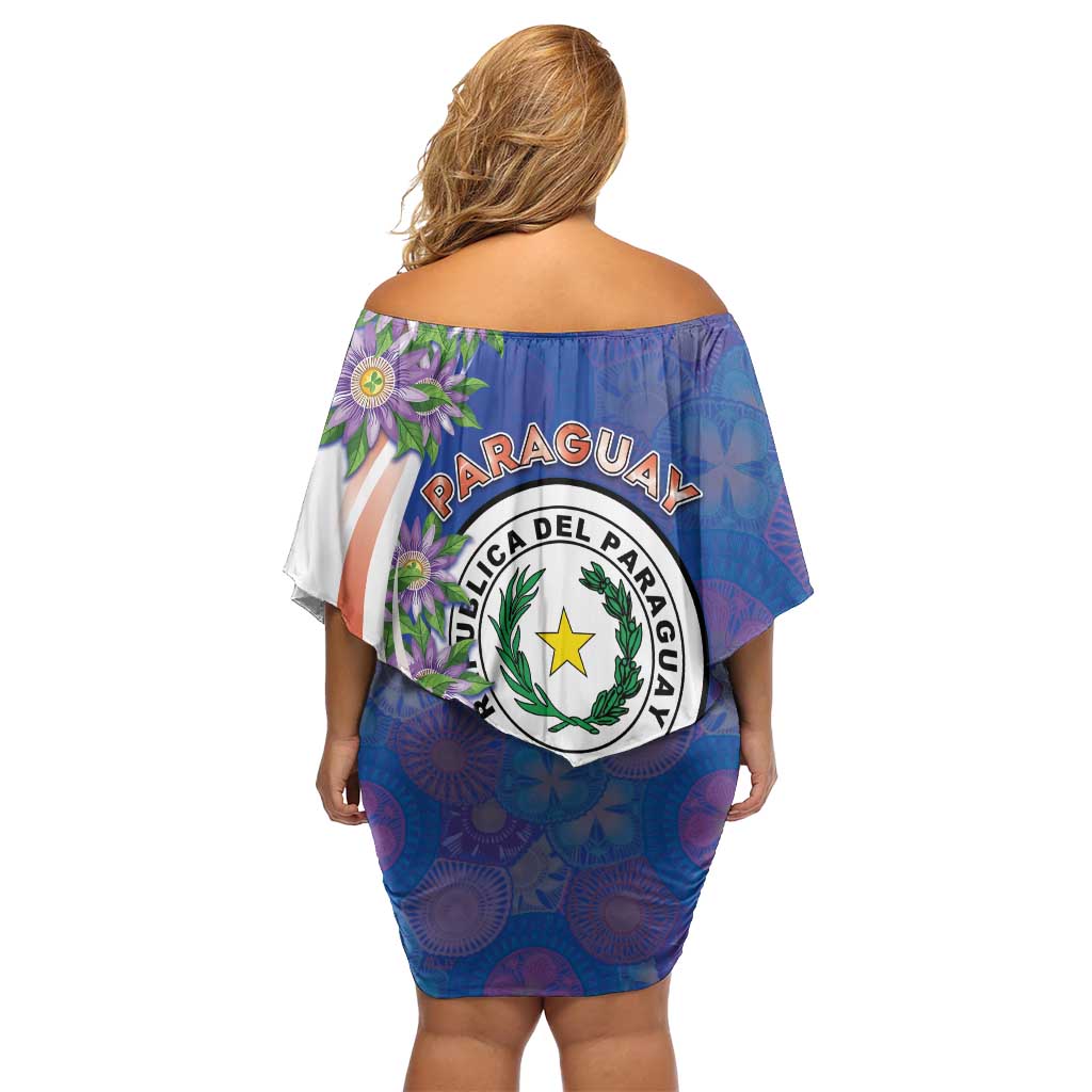 Paraguay Independence Day Off Shoulder Short Dress The Heart Of South America