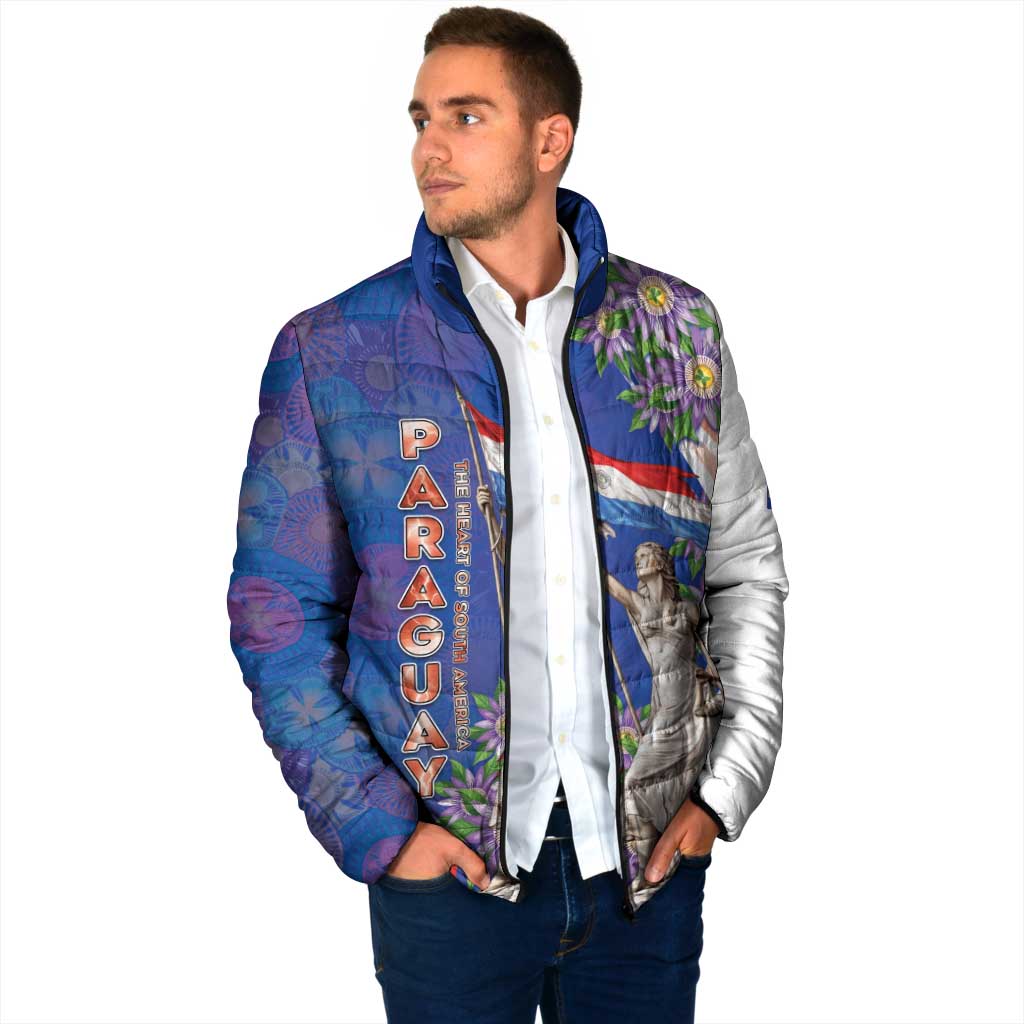 Paraguay Independence Day Padded Jacket The Heart Of South America