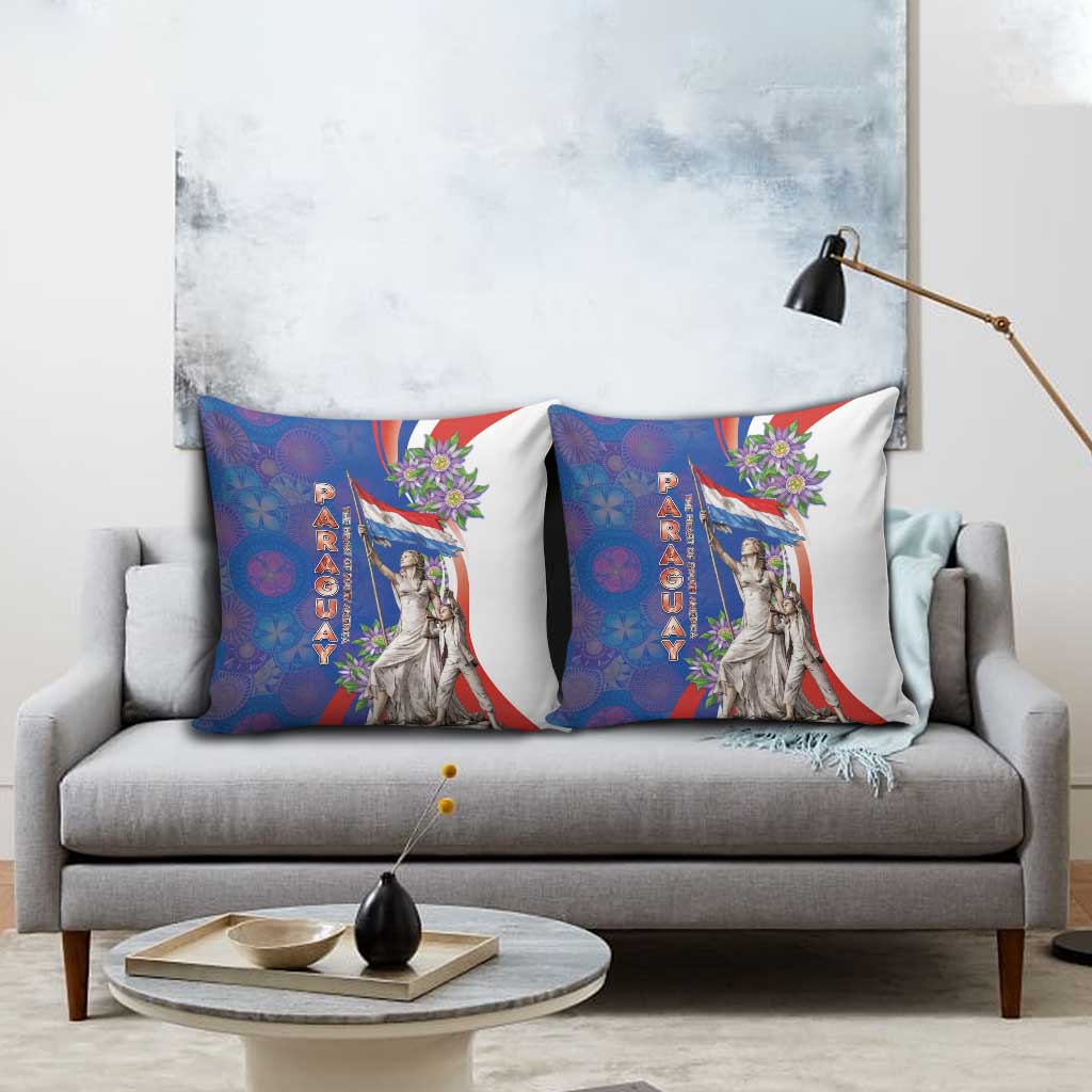 Paraguay Independence Day Pillow Cover The Heart Of South America