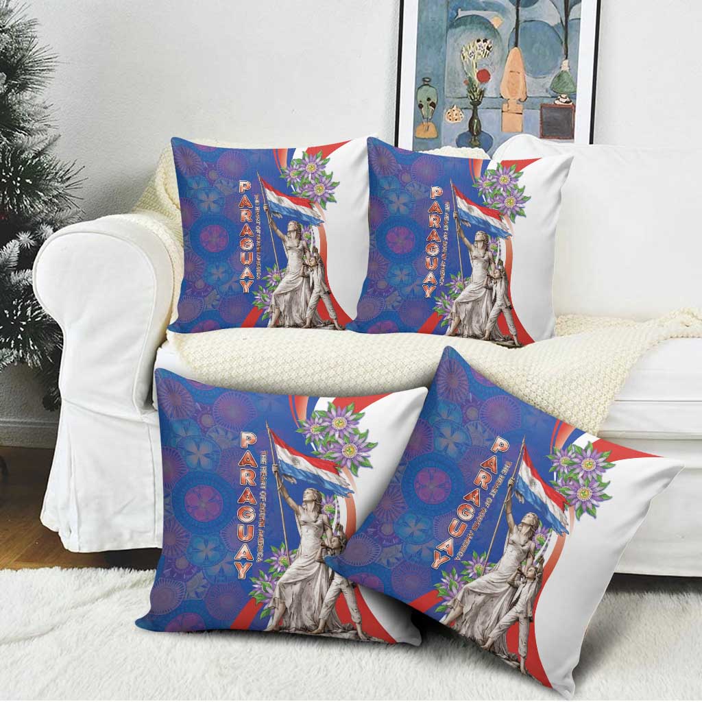 Paraguay Independence Day Pillow Cover The Heart Of South America