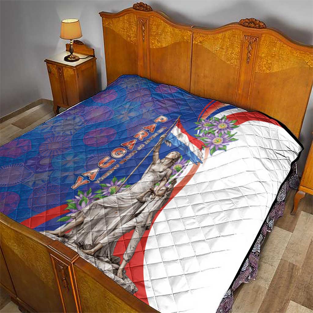 Paraguay Independence Day Quilt The Heart Of South America
