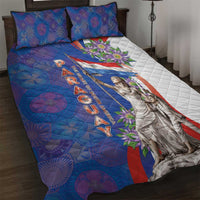 Paraguay Independence Day Quilt Bed Set The Heart Of South America