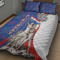 Paraguay Independence Day Quilt Bed Set The Heart Of South America