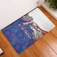 Paraguay Independence Day Rubber Doormat The Heart Of South America