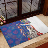 Paraguay Independence Day Rubber Doormat The Heart Of South America