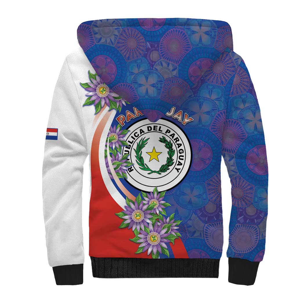 Paraguay Independence Day Sherpa Hoodie The Heart Of South America