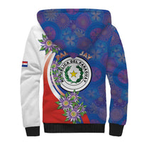 Paraguay Independence Day Sherpa Hoodie The Heart Of South America