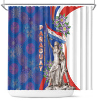 Paraguay Independence Day Shower Curtain The Heart Of South America