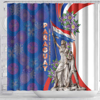 Paraguay Independence Day Shower Curtain The Heart Of South America