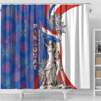 Paraguay Independence Day Shower Curtain The Heart Of South America