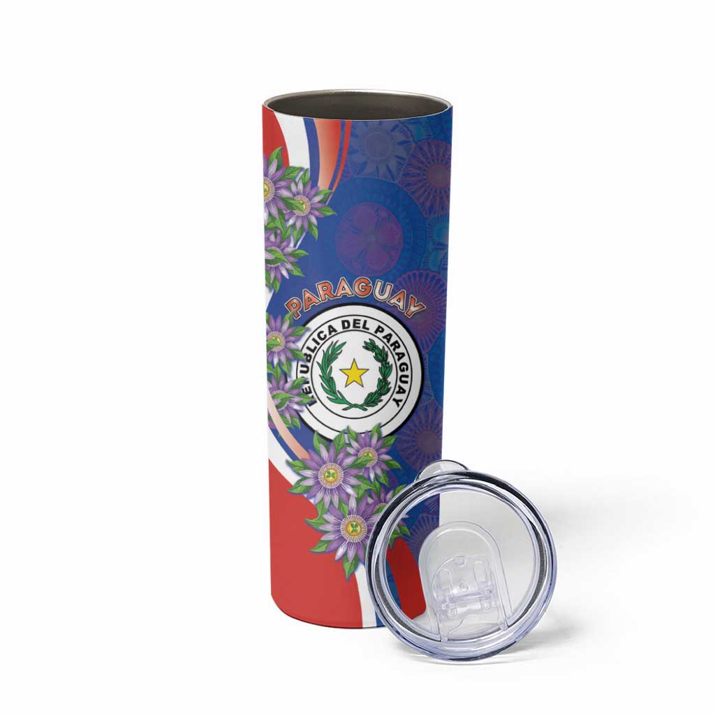 Paraguay Independence Day Skinny Tumbler The Heart Of South America