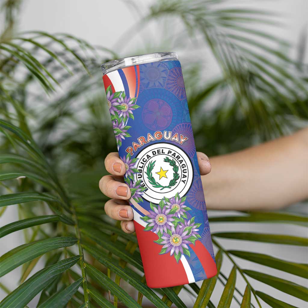 Paraguay Independence Day Skinny Tumbler The Heart Of South America