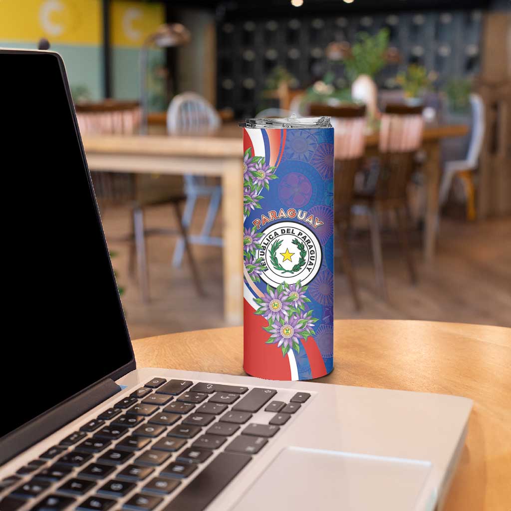 Paraguay Independence Day Skinny Tumbler The Heart Of South America