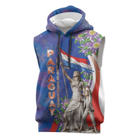 Paraguay Independence Day Sleeveless Hoodie The Heart Of South America