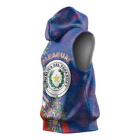Paraguay Independence Day Sleeveless Hoodie The Heart Of South America