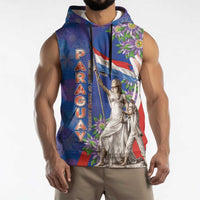 Paraguay Independence Day Sleeveless Hoodie The Heart Of South America