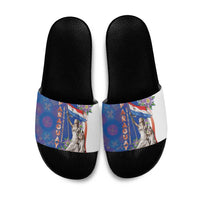 Paraguay Independence Day Slide Sandals The Heart Of South America