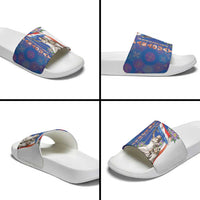 Paraguay Independence Day Slide Sandals The Heart Of South America