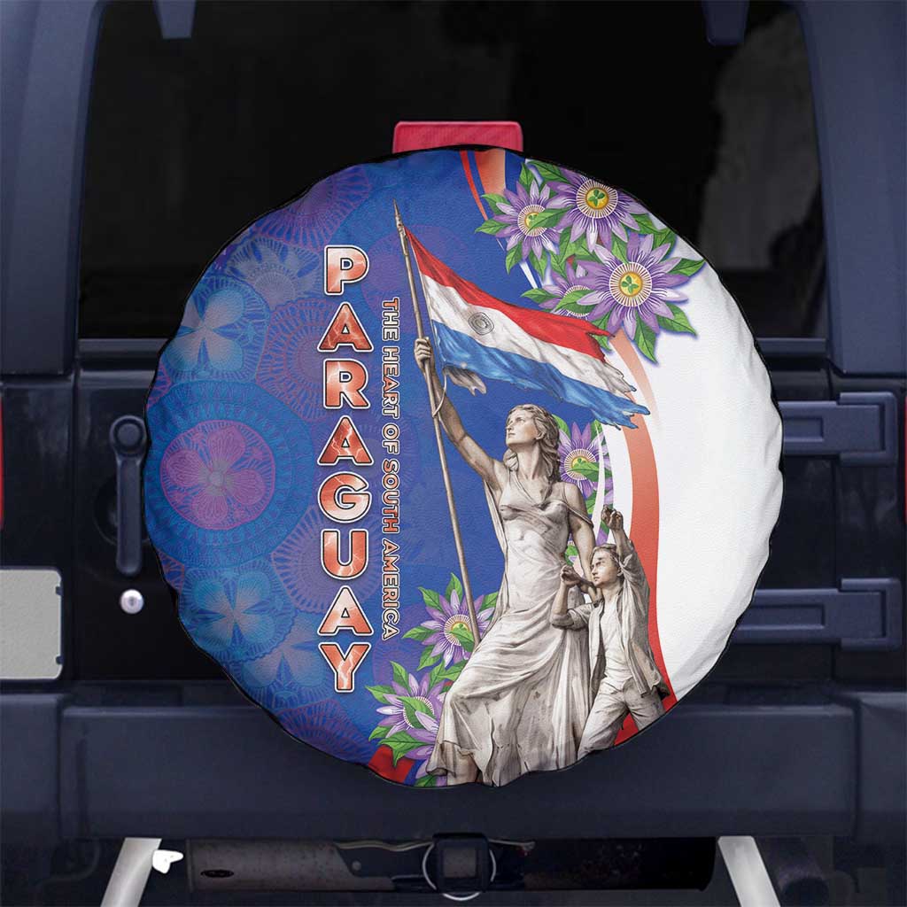 Paraguay Independence Day Spare Tire Cover The Heart Of South America
