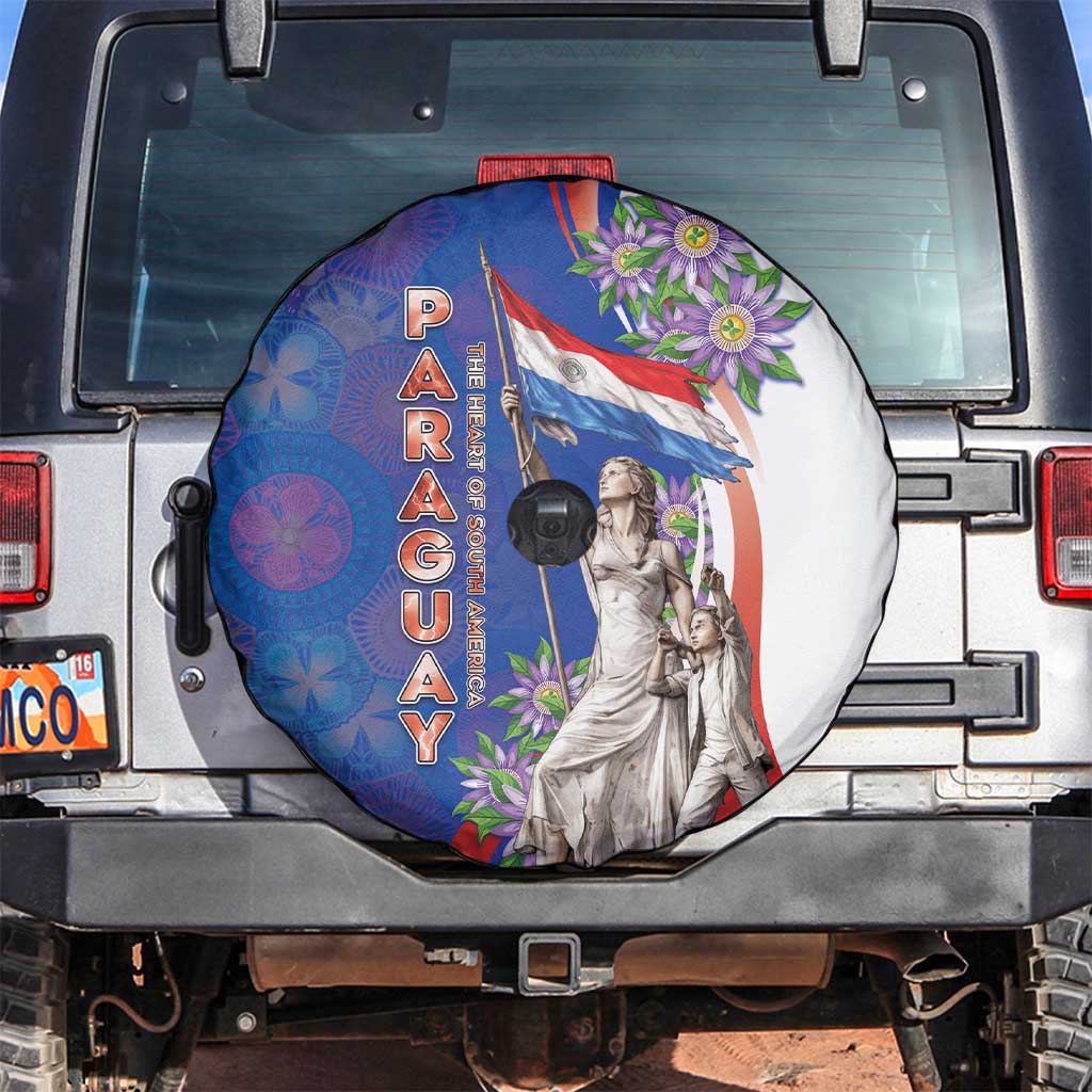 Paraguay Independence Day Spare Tire Cover The Heart Of South America