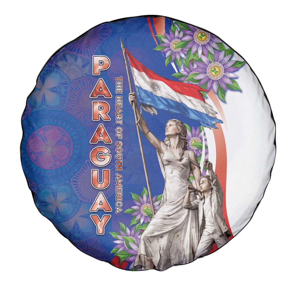 Paraguay Independence Day Spare Tire Cover The Heart Of South America
