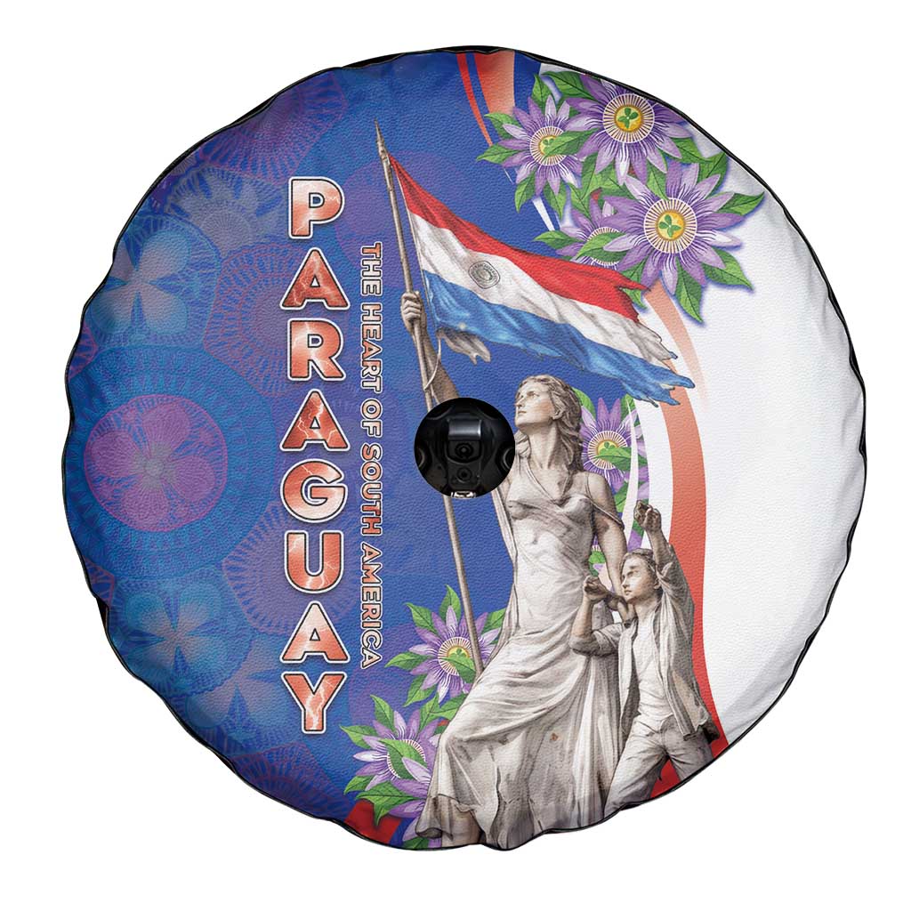 Paraguay Independence Day Spare Tire Cover The Heart Of South America