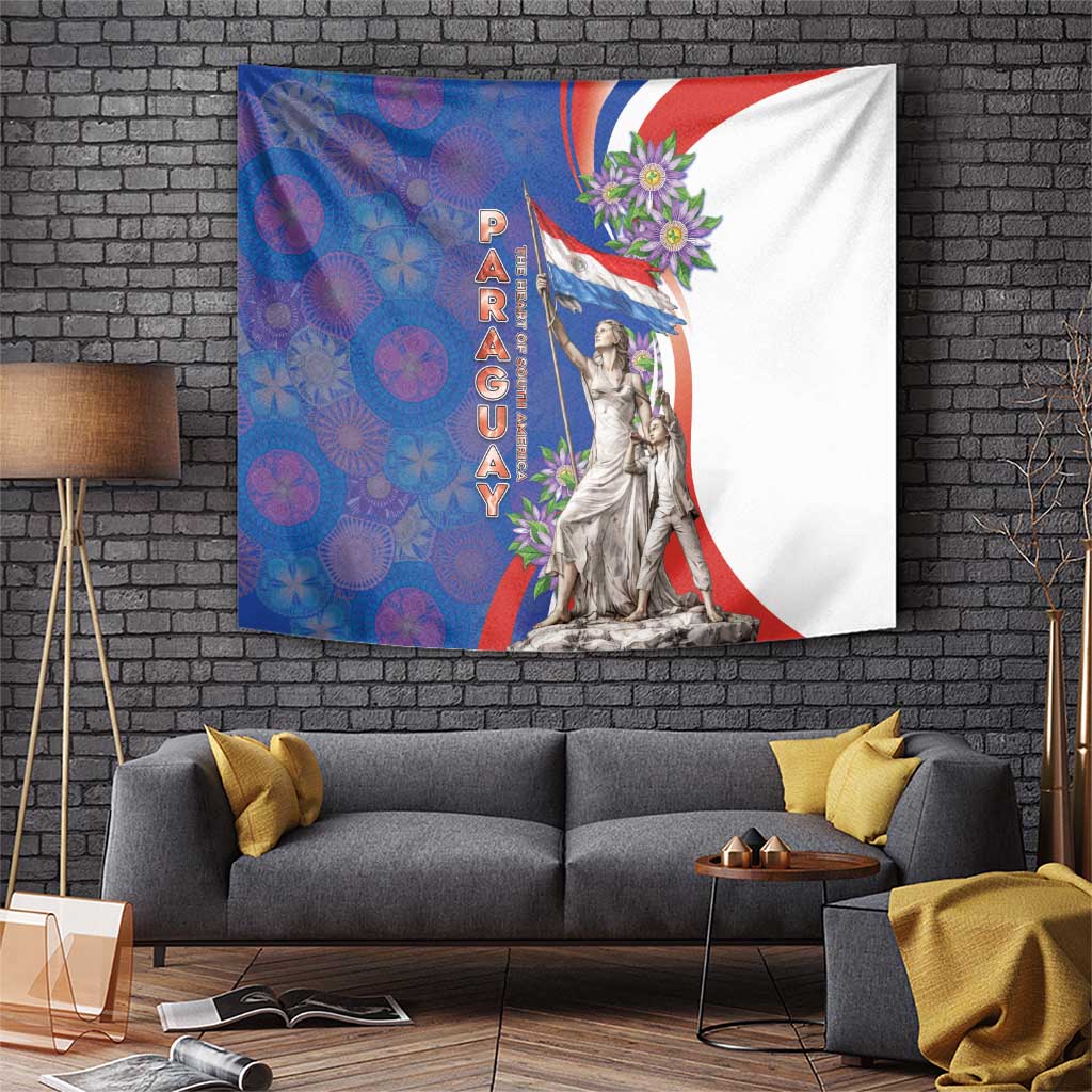 Paraguay Independence Day Tapestry The Heart Of South America